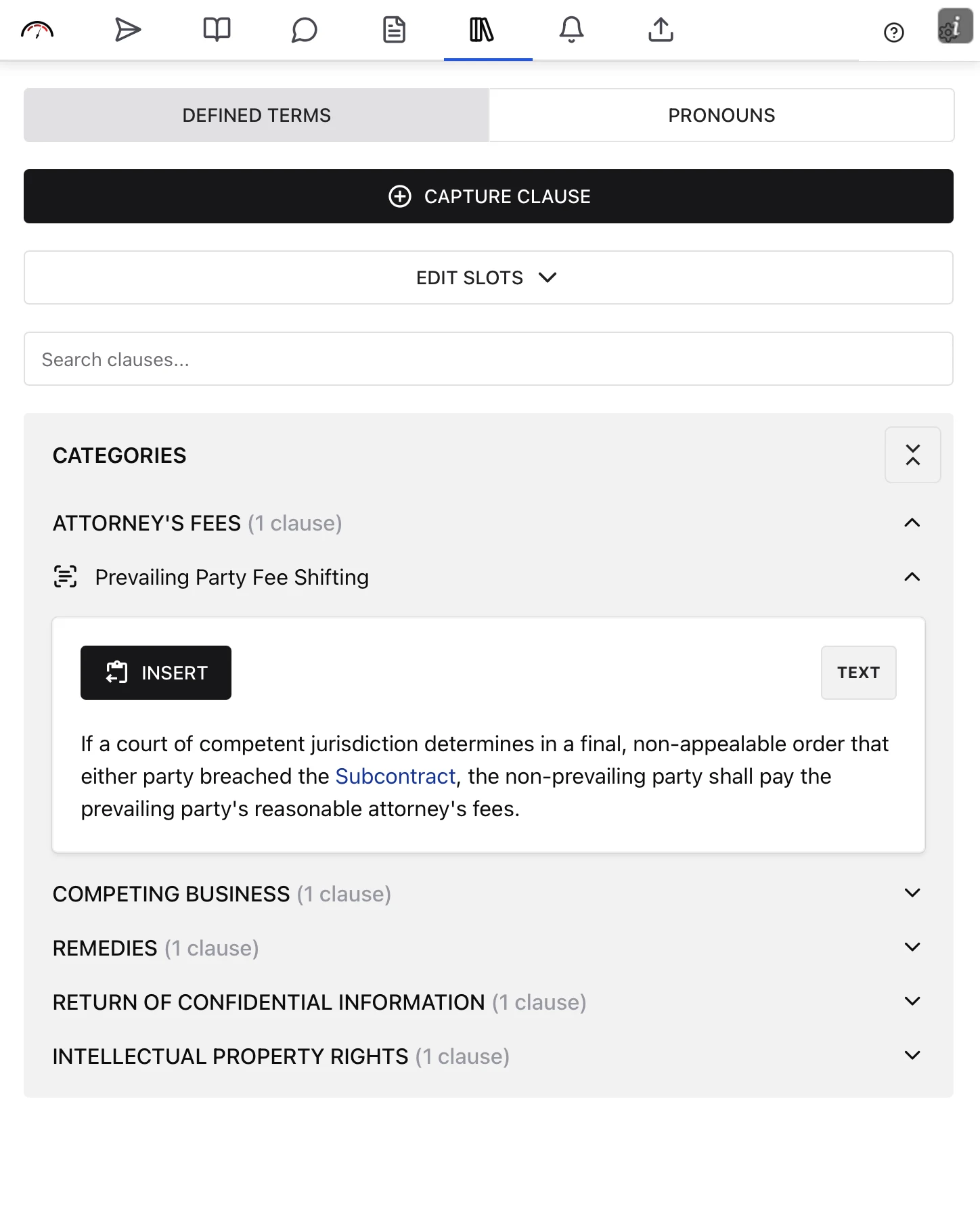 BlackBoiler clause library