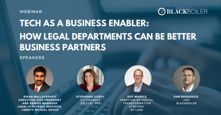 Can Legal Tech Enable Legal Departments to Be Better Business Partners?