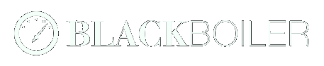 blackboiler white logo